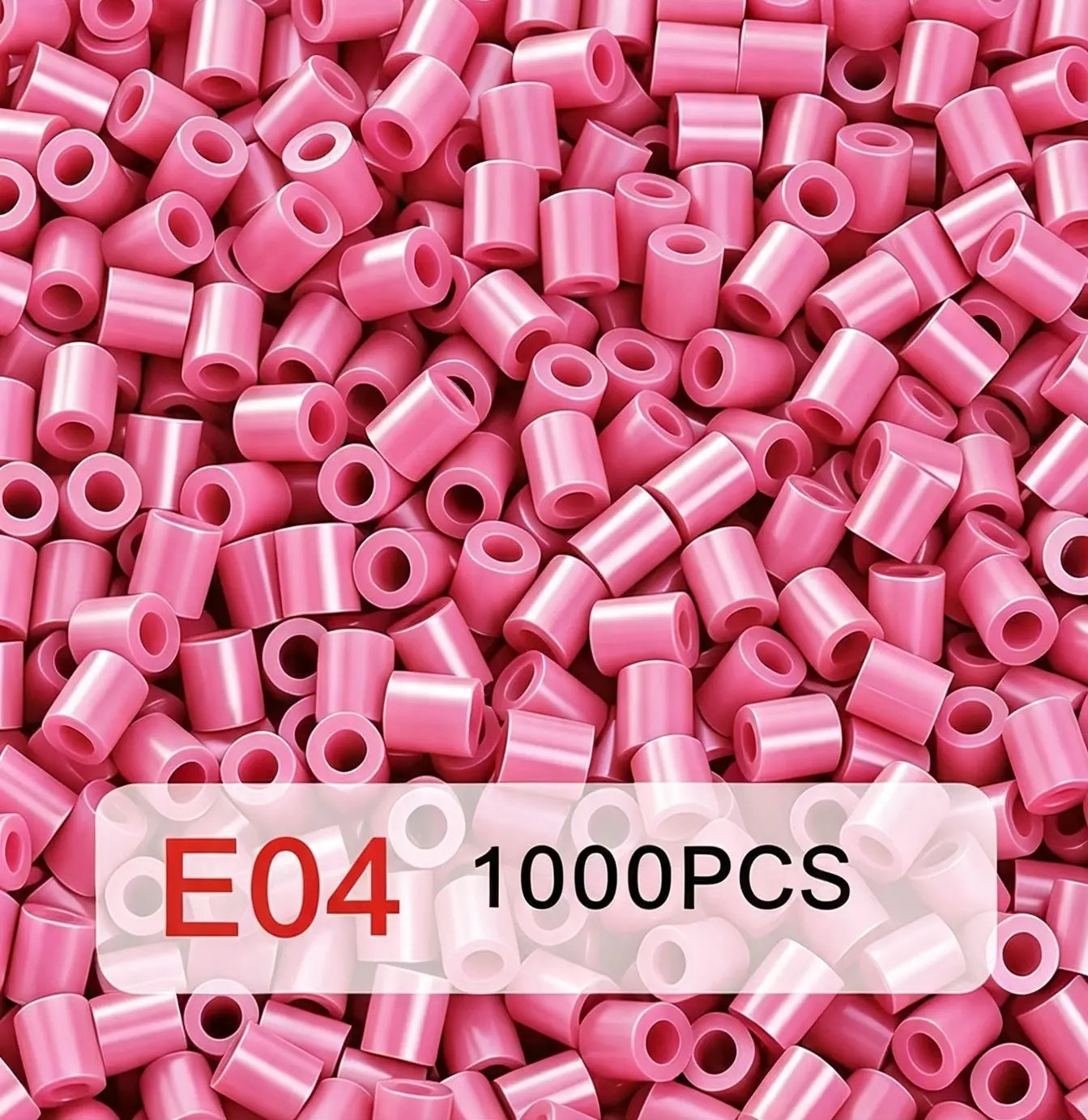 Poparooz E Series Mini Fuse Beads, Pink Shades, 24 Colors, 2.6mm