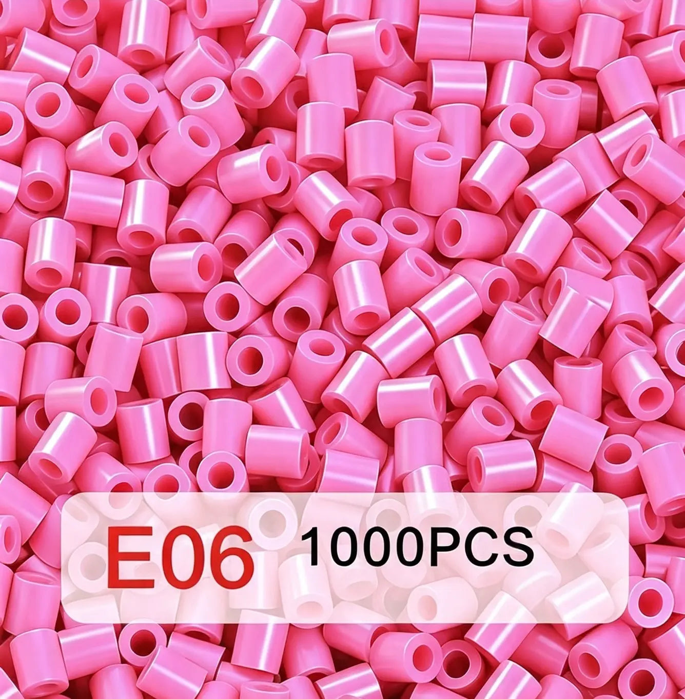 Poparooz E Series Mini Fuse Beads, Pink Shades, 24 Colors, 2.6mm