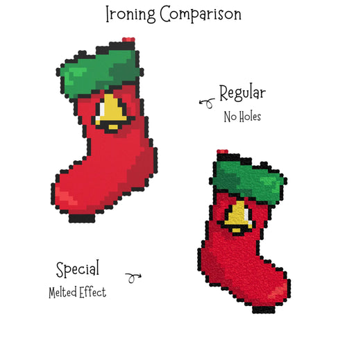 Christmas Stocking-Ironing Effect Display