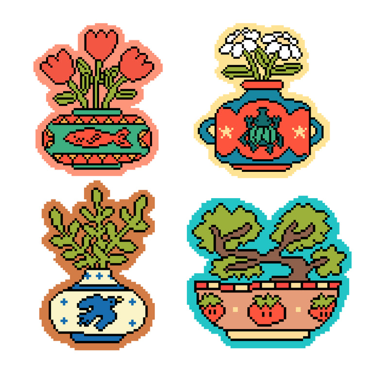 Folk Plant Pixel DIY KIT
