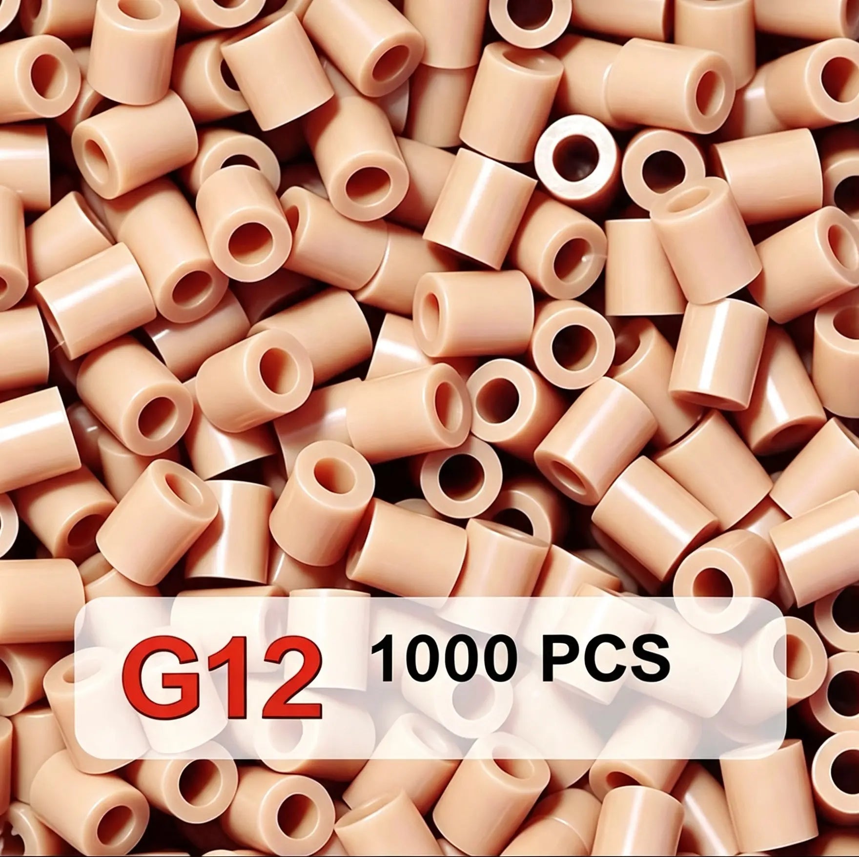 Poparooz G Series Mini Fuse Beads, Skin Tone Shades, 21 Colors, 2.6mm