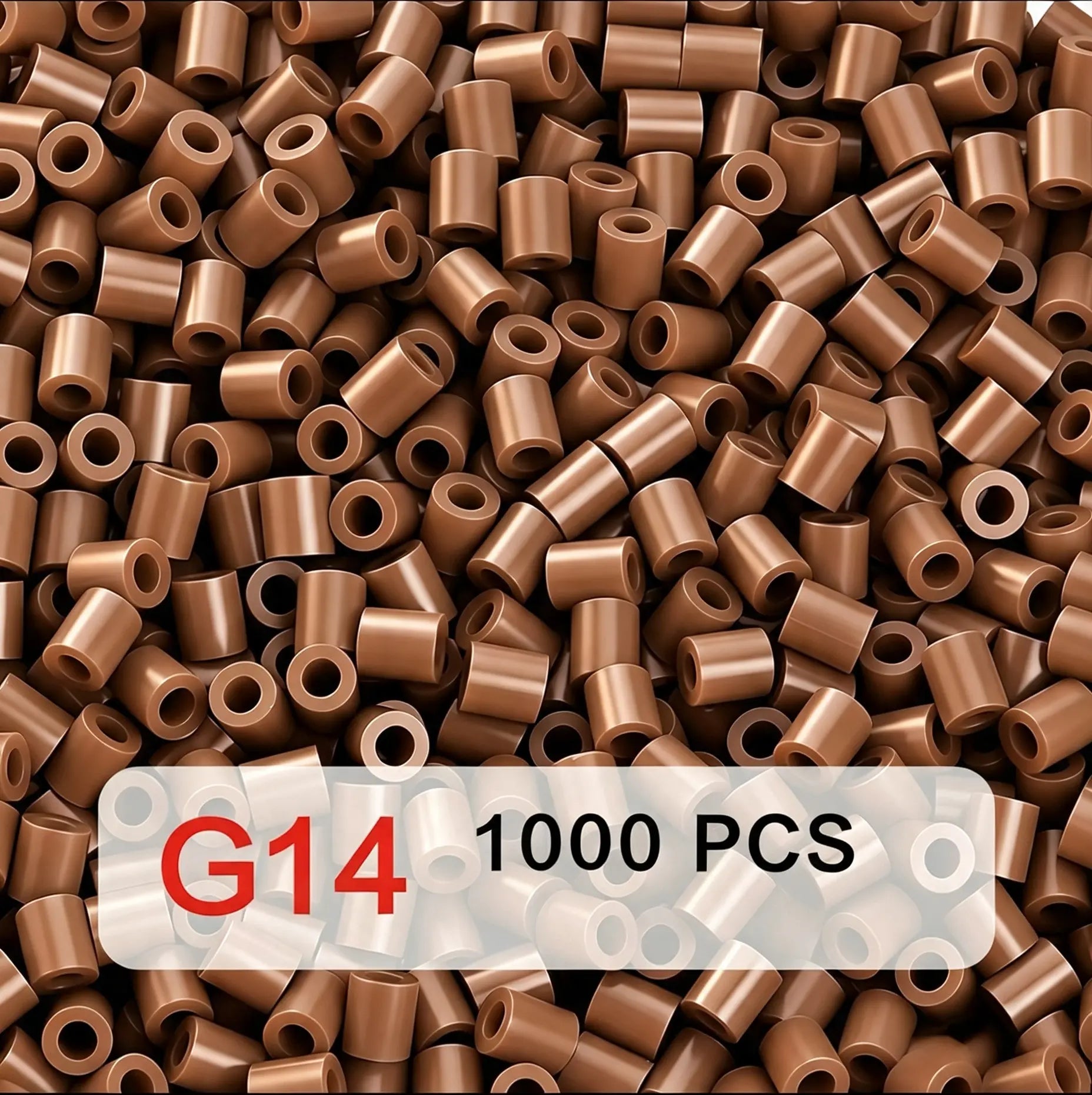 Poparooz G Series Mini Fuse Beads, Skin Tone Shades, 21 Colors, 2.6mm