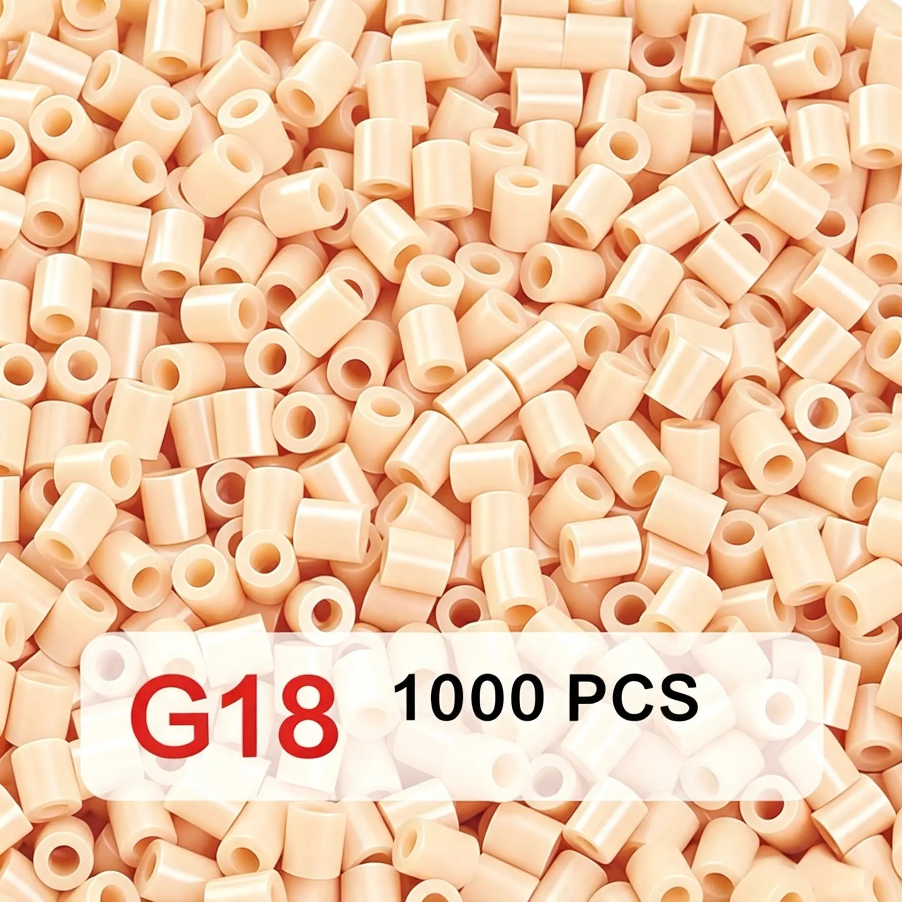 Poparooz G Series Mini Fuse Beads, Skin Tone Shades, 21 Colors, 2.6mm