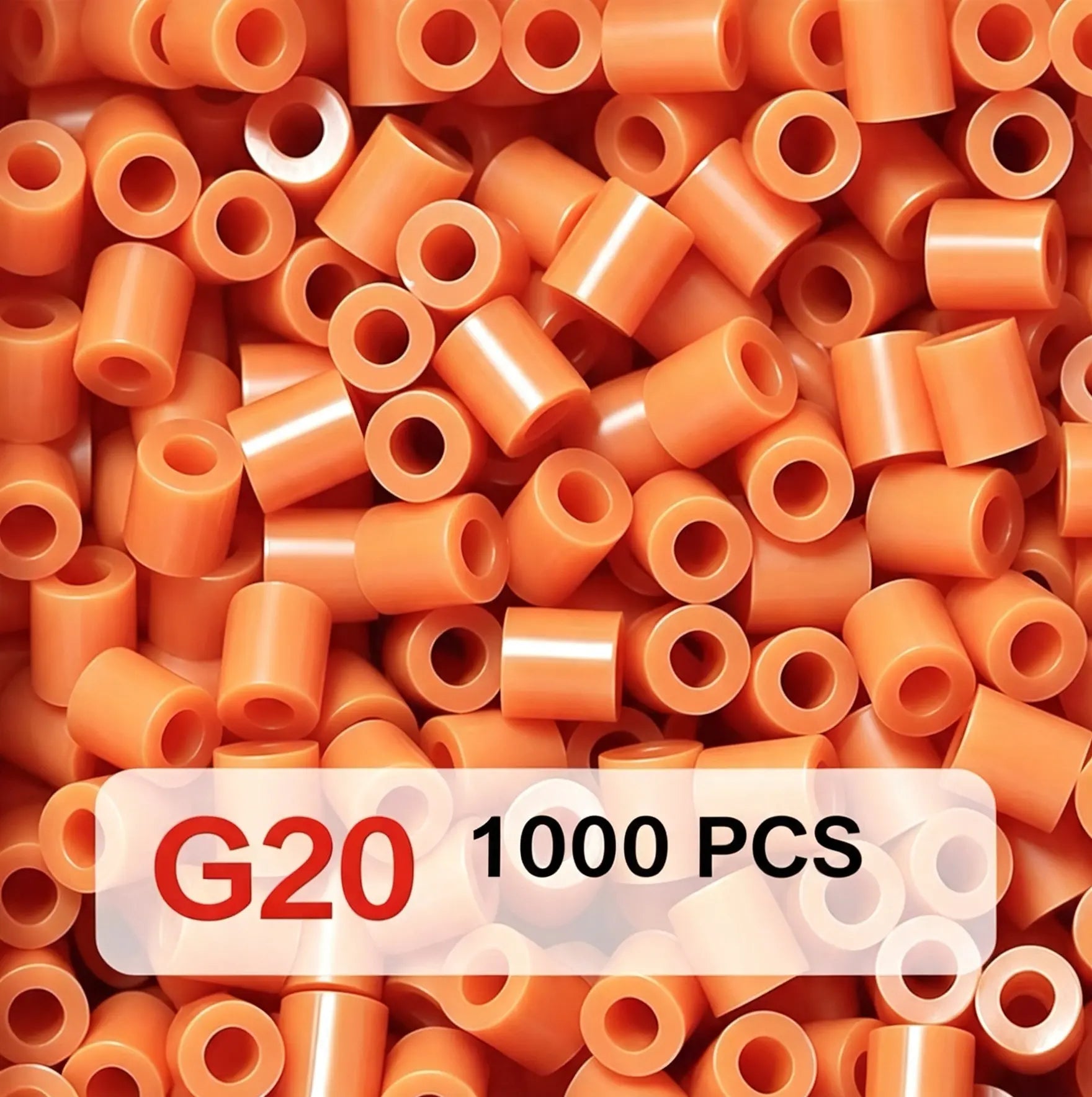 Poparooz G Series Mini Fuse Beads, Skin Tone Shades, 21 Colors, 2.6mm