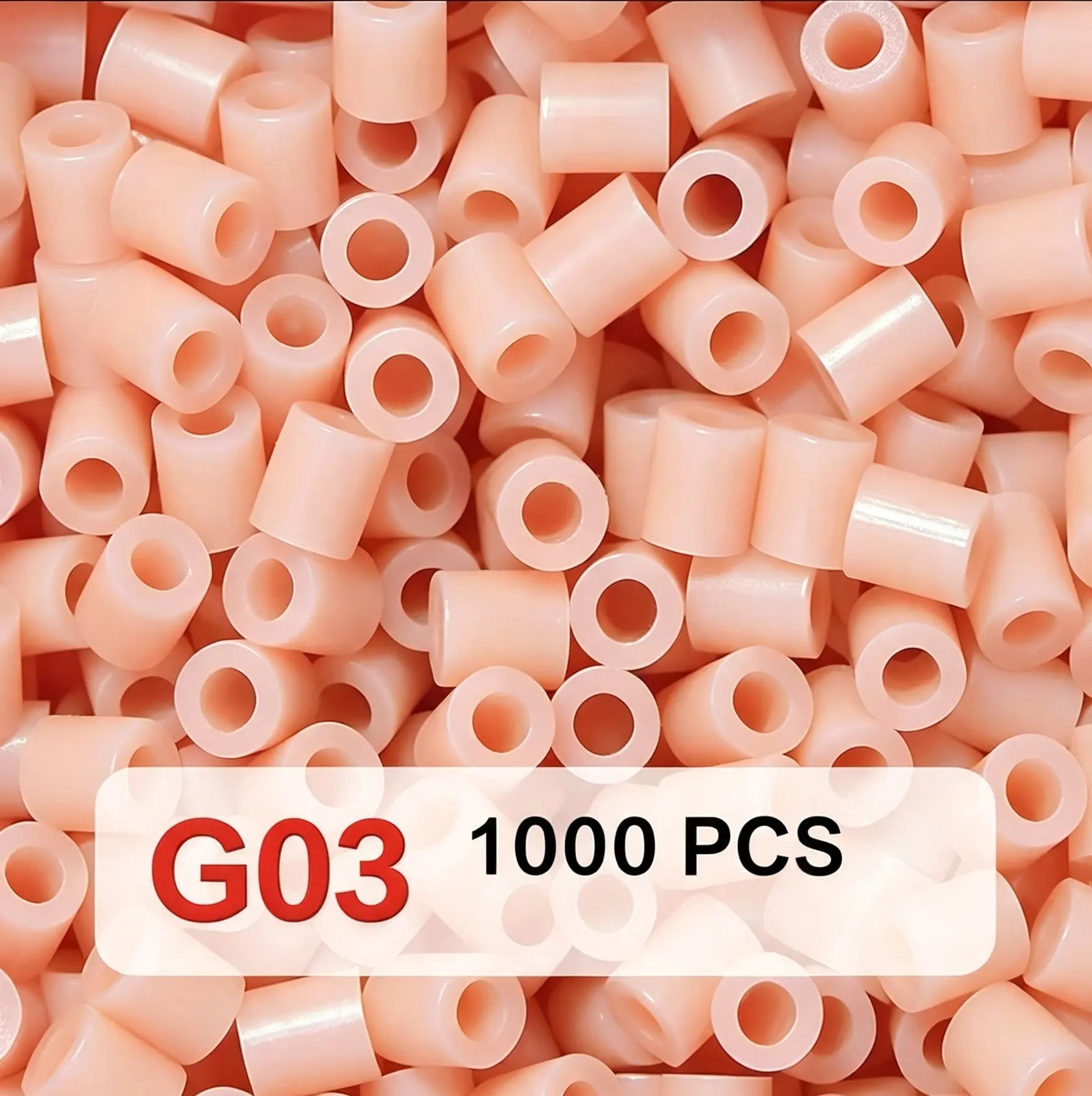 Poparooz G Series Mini Fuse Beads, Skin Tone Shades, 21 Colors, 2.6mm