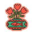 Tulip & Fish Vase