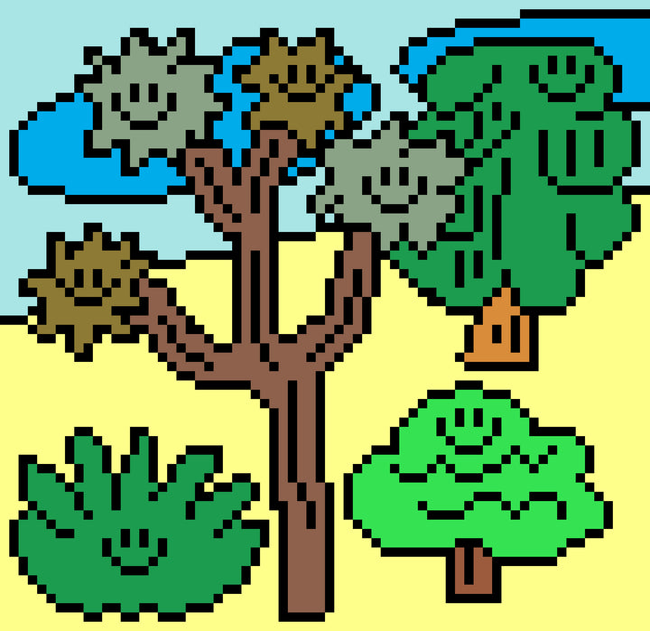 Smiley Forest Scene FuseBeads Kit