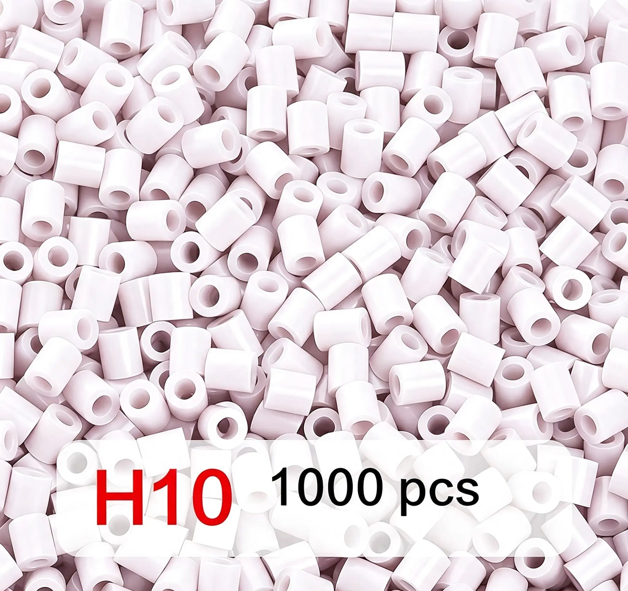 Poparooz H Series Mini Fuse Beads, Grayscale Shades, 23 Colors, 2.6mm