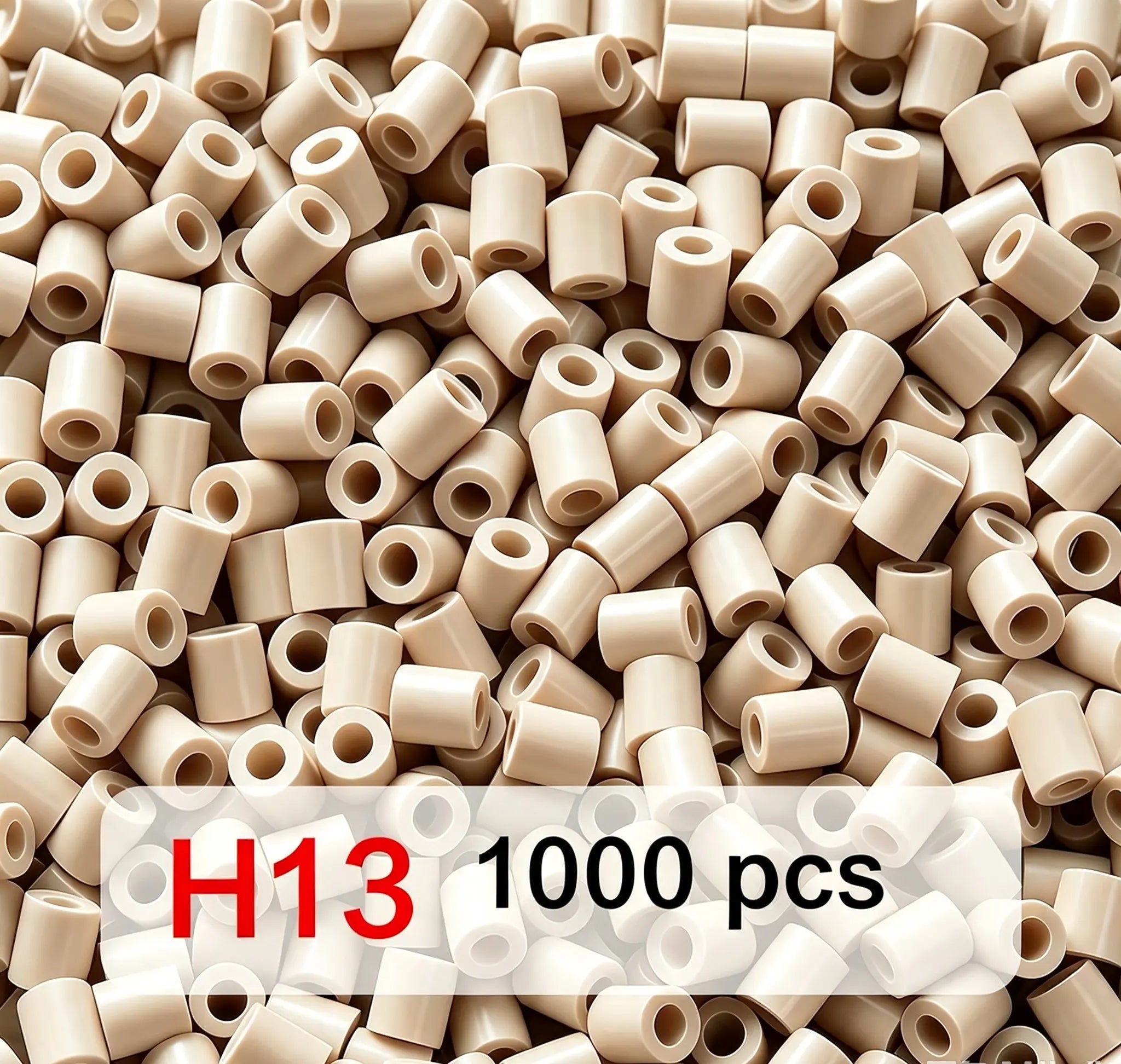 Poparooz H Series Mini Fuse Beads, Grayscale Shades, 23 Colors, 2.6mm