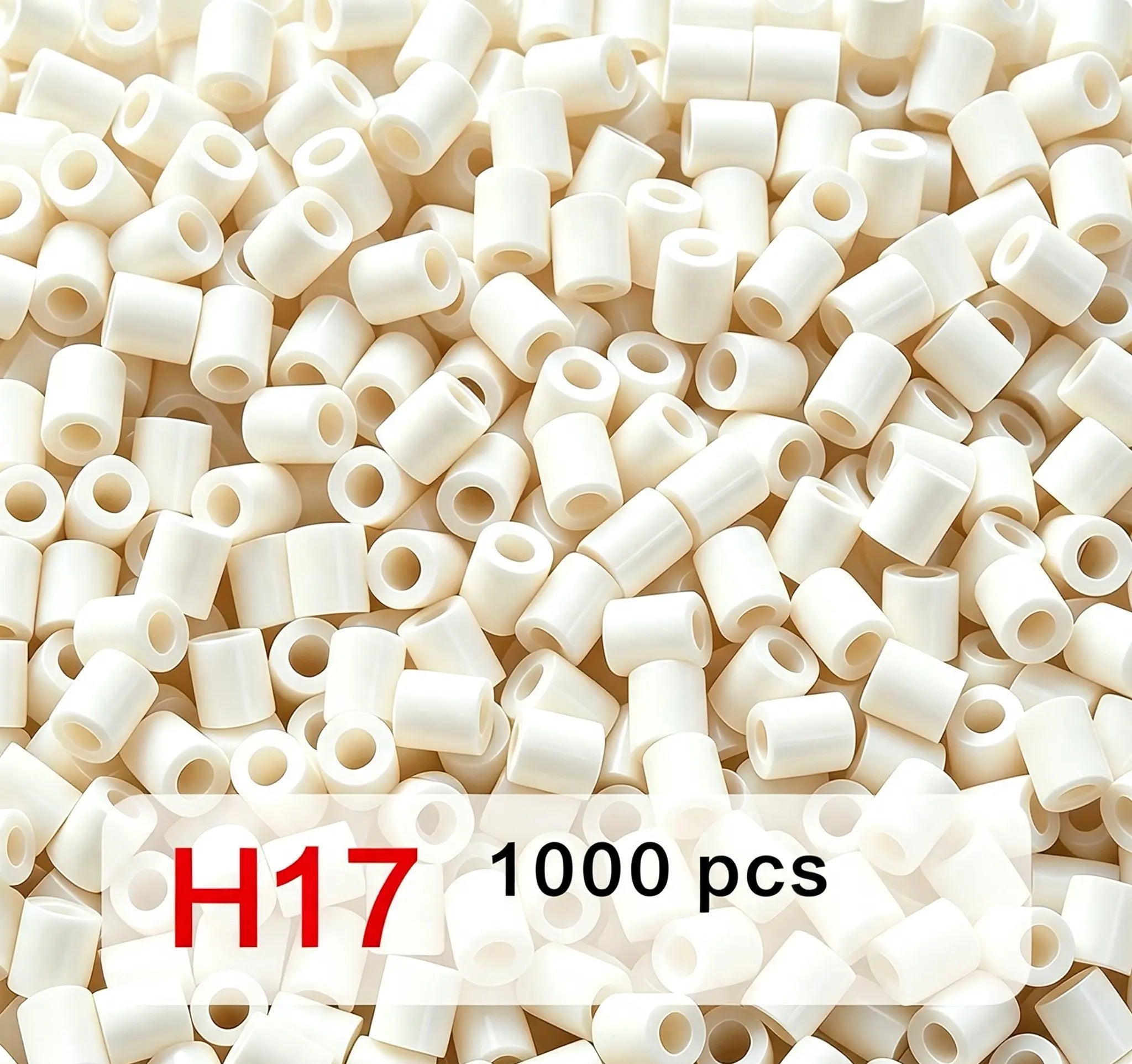 Poparooz H Series Mini Fuse Beads, Grayscale Shades, 23 Colors, 2.6mm