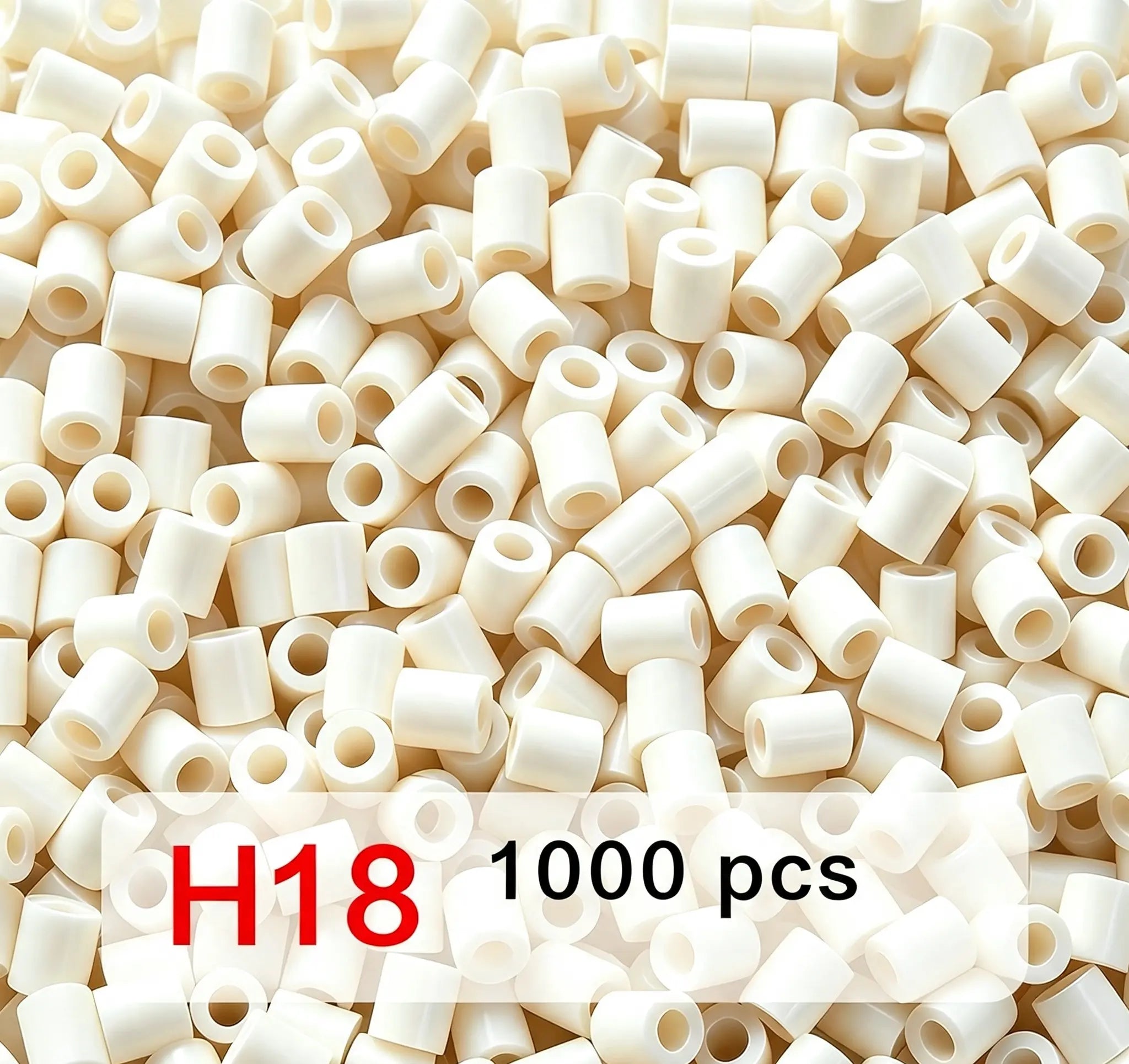 Poparooz H Series Mini Fuse Beads, Grayscale Shades, 23 Colors, 2.6mm
