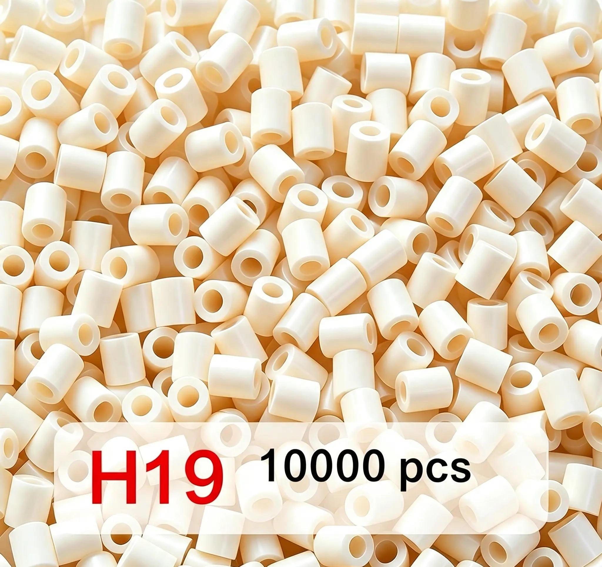 Poparooz H Series Mini Fuse Beads, Grayscale Shades, 23 Colors, 2.6mm