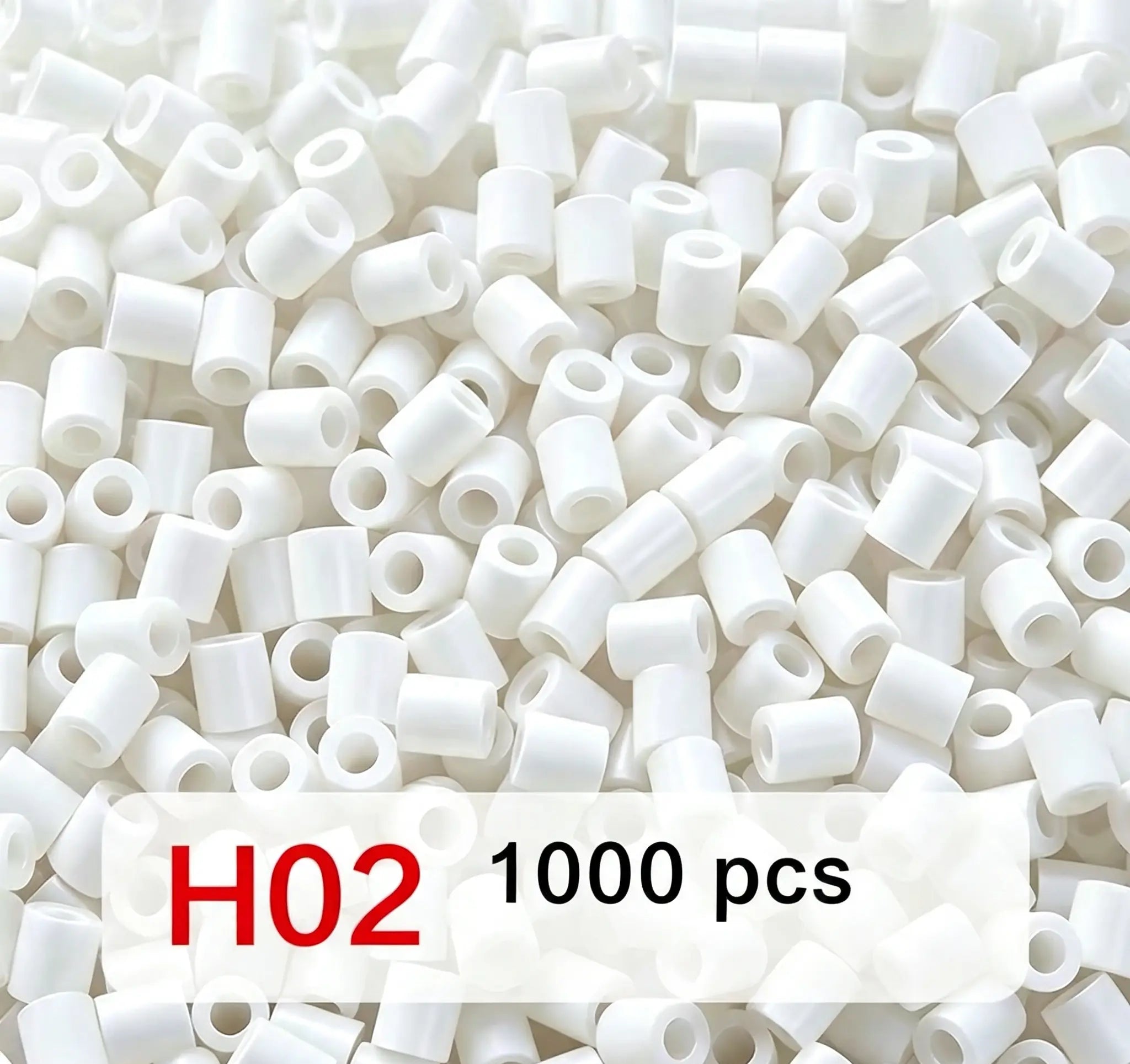 Poparooz H Series Mini Fuse Beads, Grayscale Shades, 23 Colors, 2.6mm