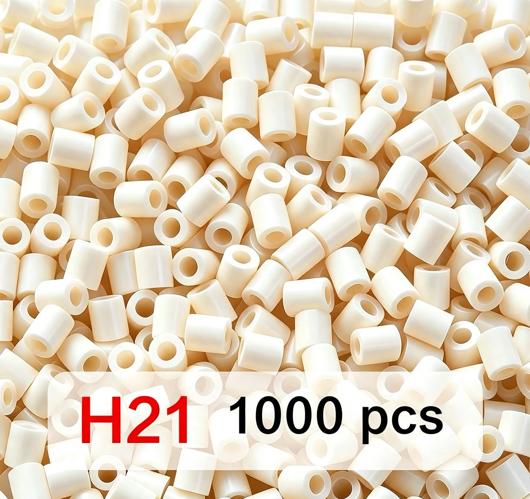 Poparooz H Series Mini Fuse Beads, Grayscale Shades, 23 Colors, 2.6mm