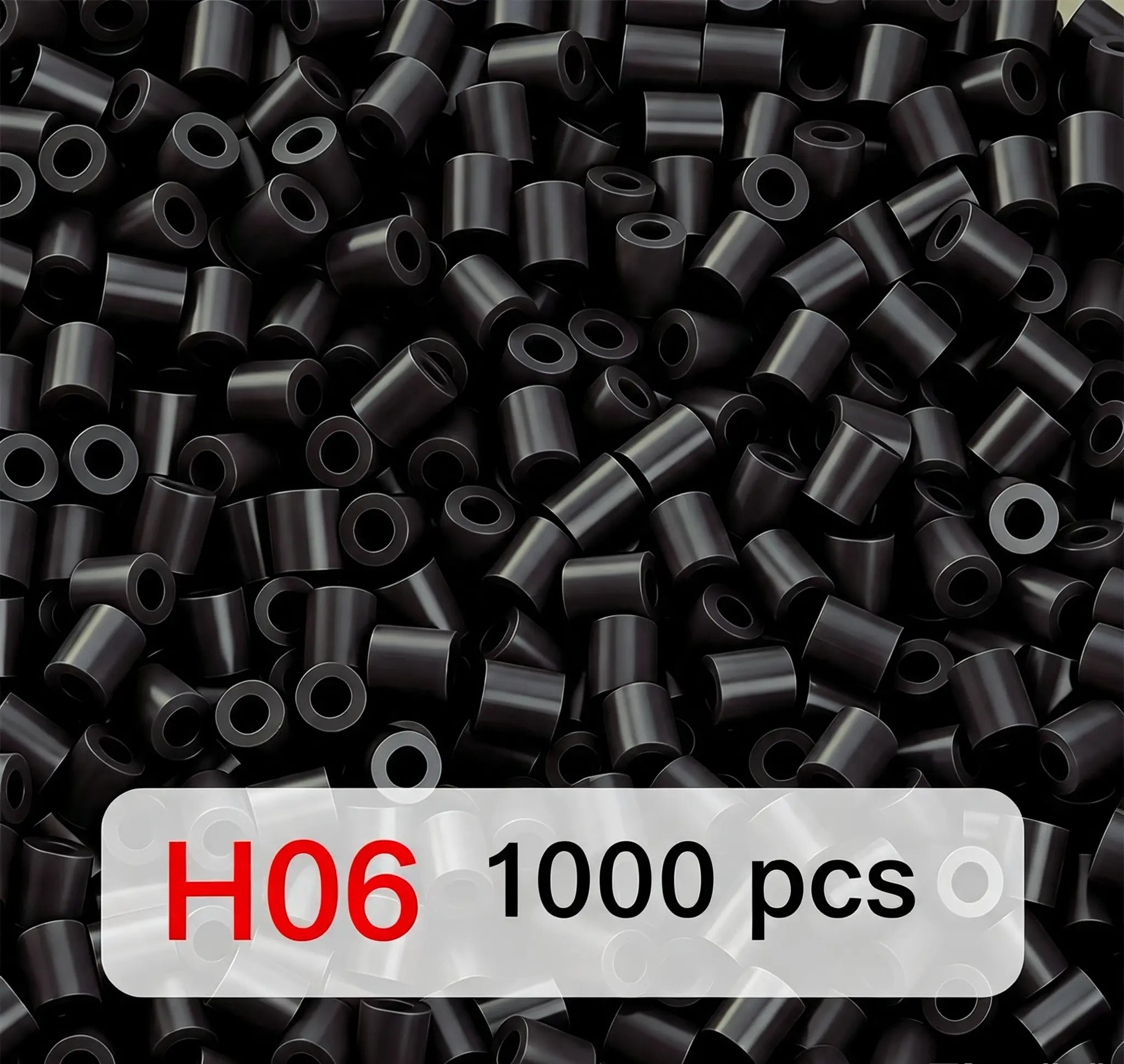 Poparooz H Series Mini Fuse Beads, Grayscale Shades, 23 Colors, 2.6mm