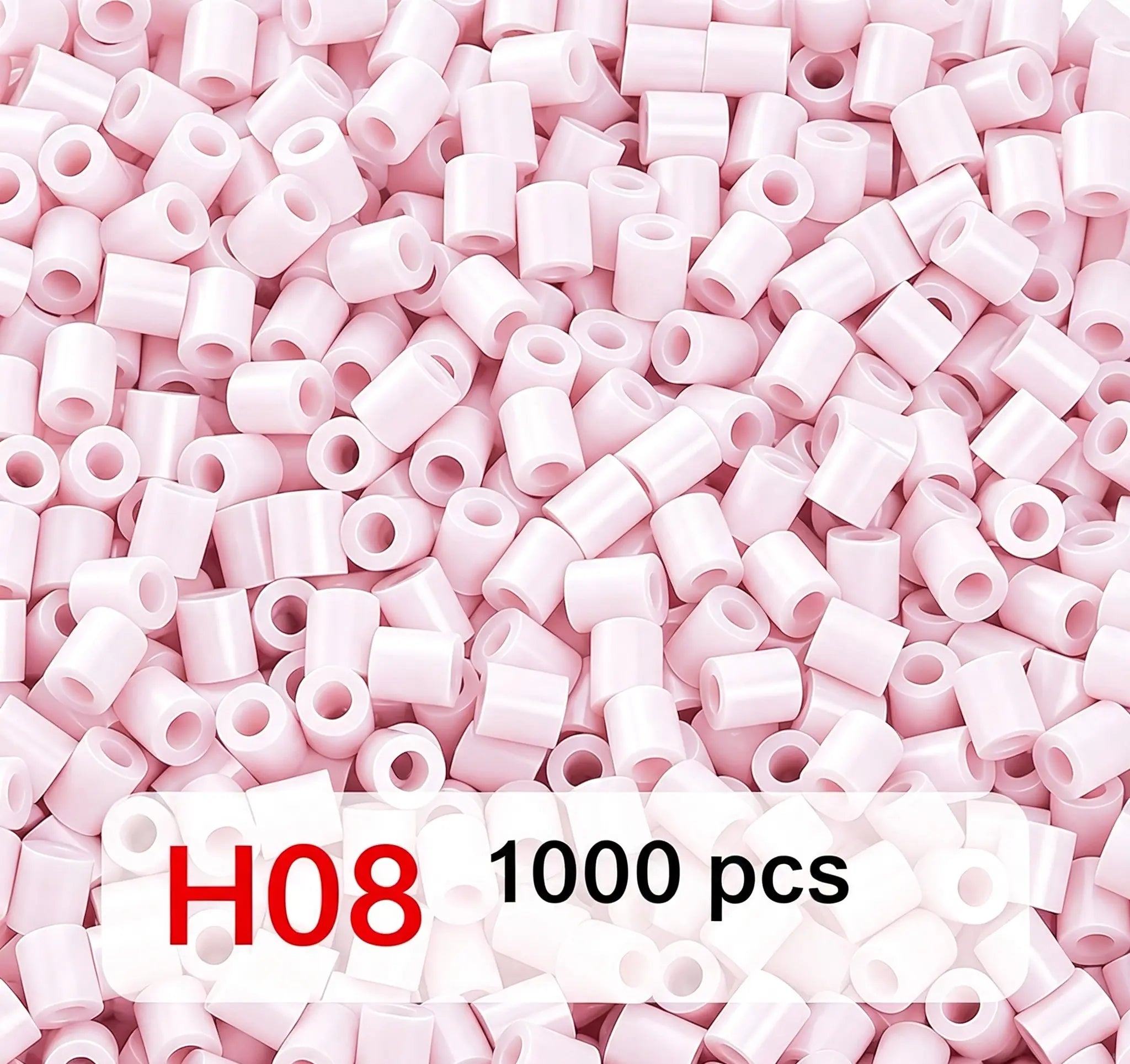 Poparooz H Series Mini Fuse Beads, Grayscale Shades, 23 Colors, 2.6mm