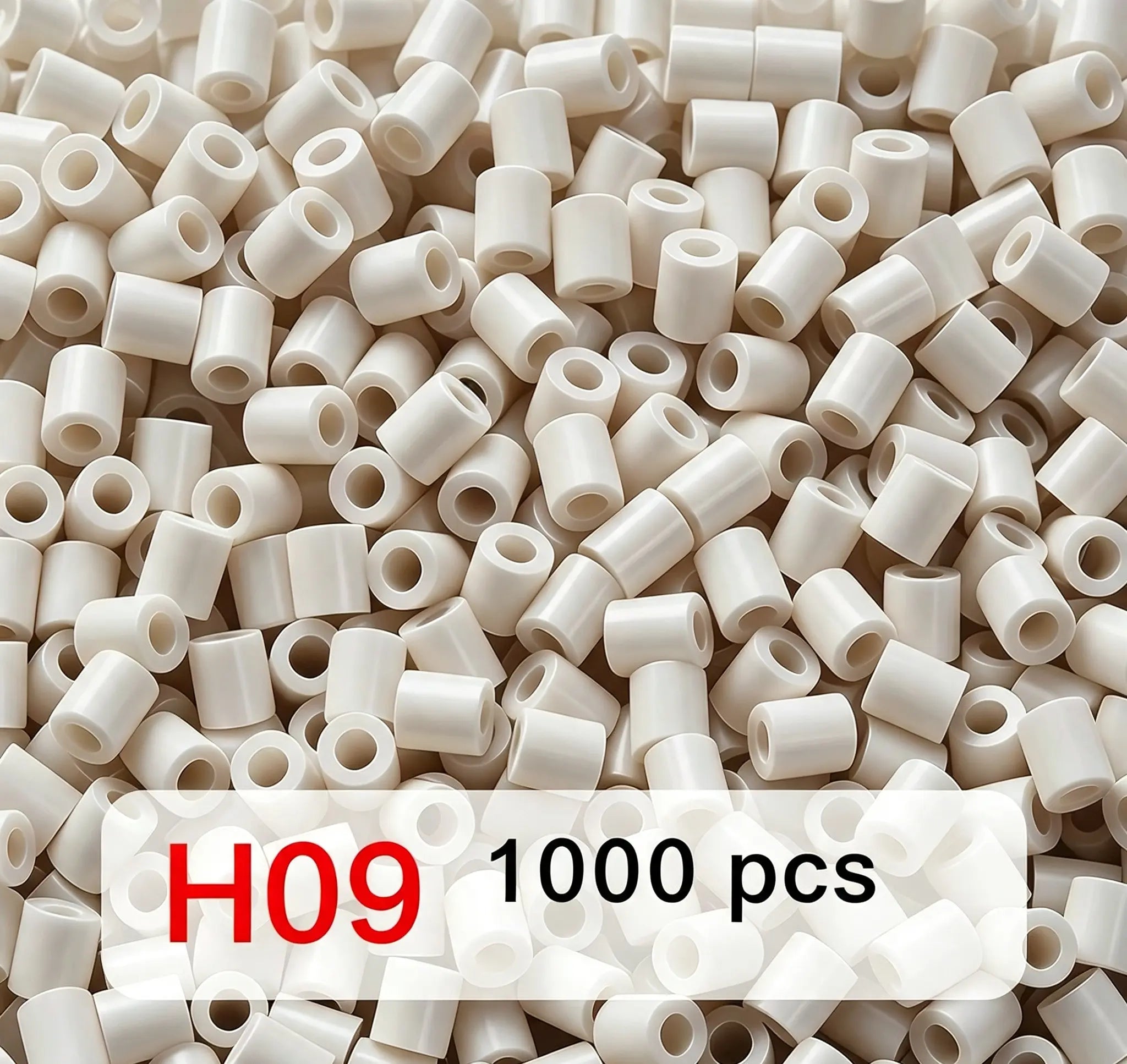 Poparooz H Series Mini Fuse Beads, Grayscale Shades, 23 Colors, 2.6mm