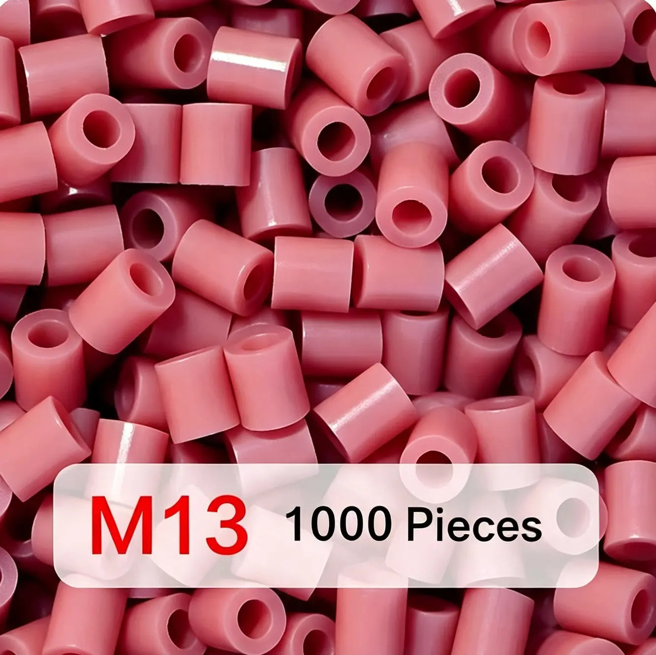 Poparooz M Series Mini Fuse Beads, Earth Tone Shades, 15 Colors, 2.6mm