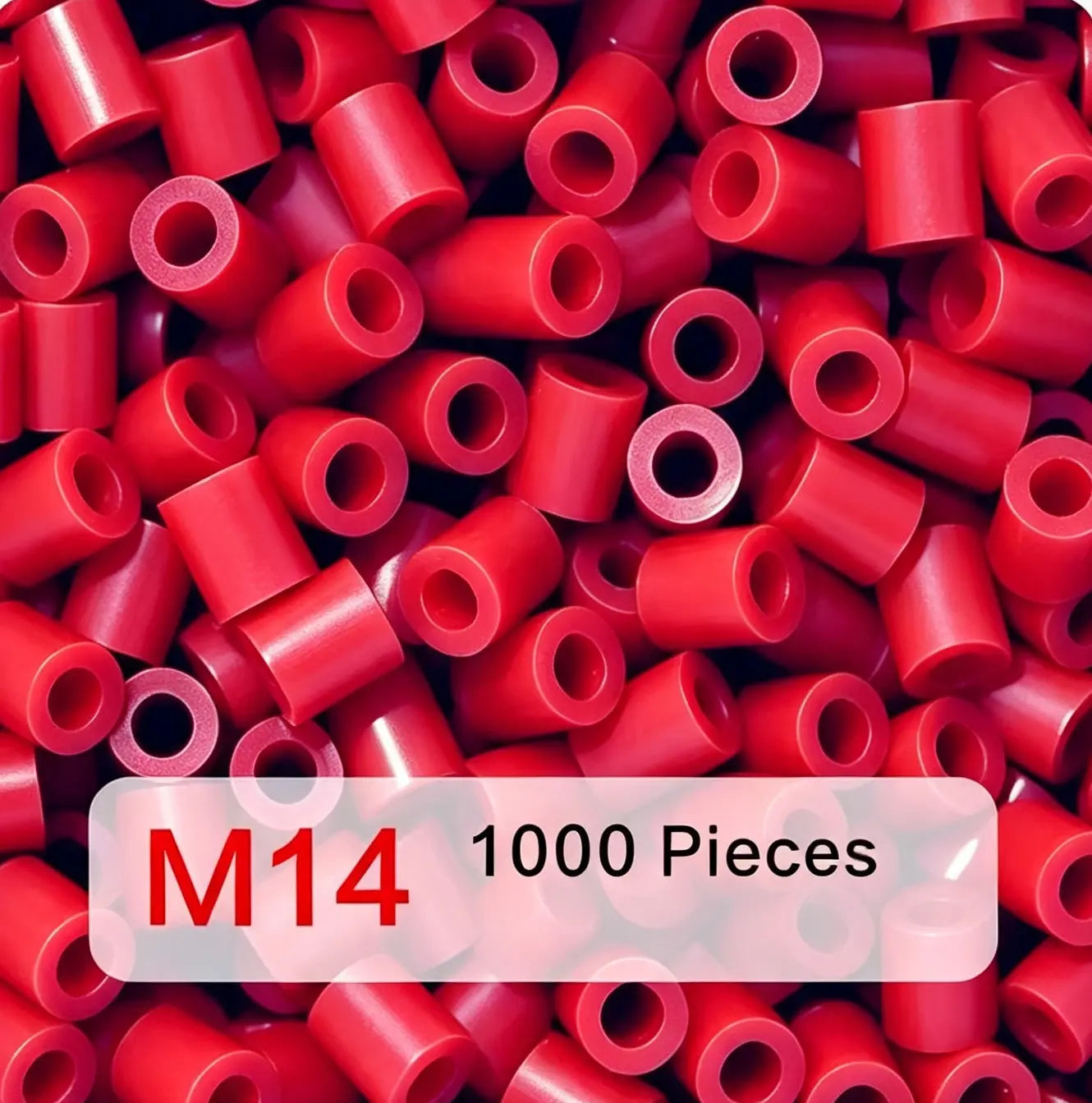 Poparooz M Series Mini Fuse Beads, Earth Tone Shades, 15 Colors, 2.6mm