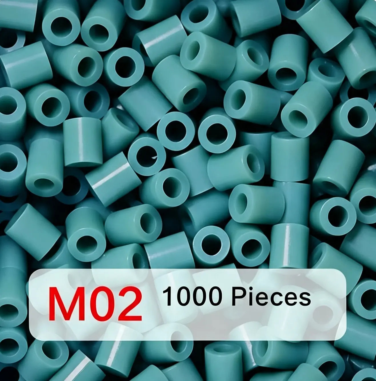 Poparooz M Series Mini Fuse Beads, Earth Tone Shades, 15 Colors, 2.6mm