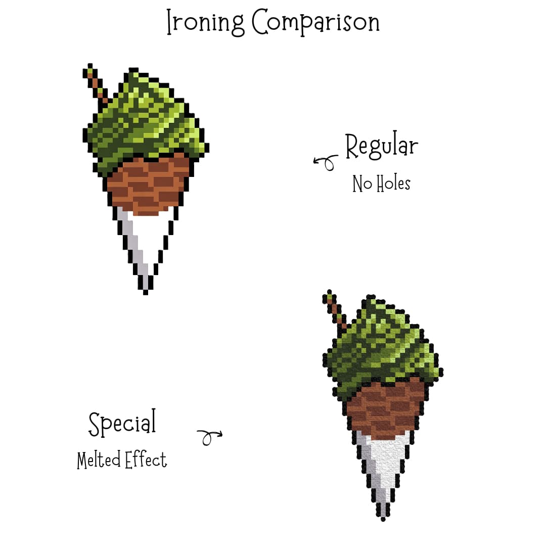 Matcha Ice Cream - Fuse Bead Kit