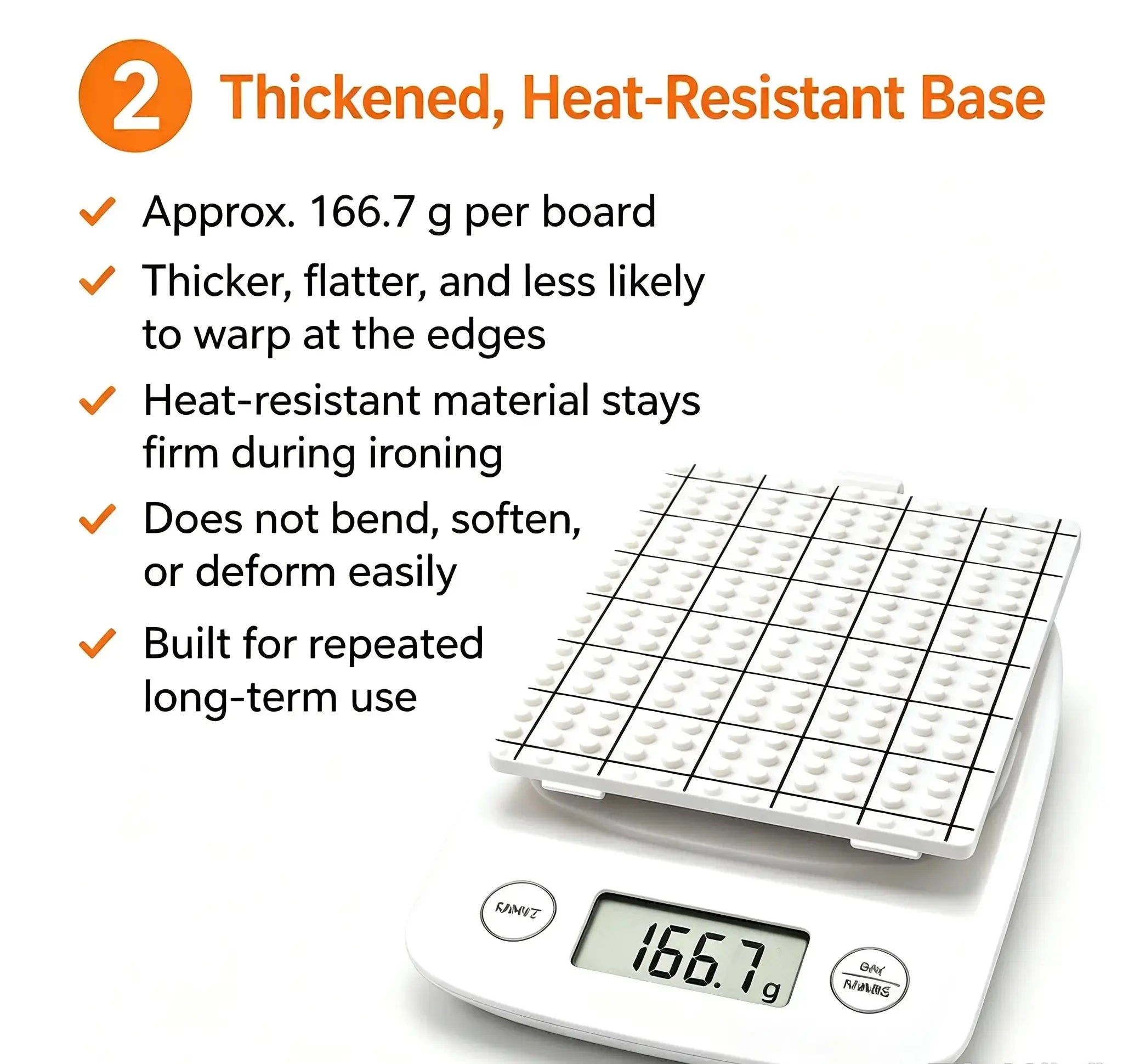2MM Long Peg Thickened Fuse Bead Pegboard