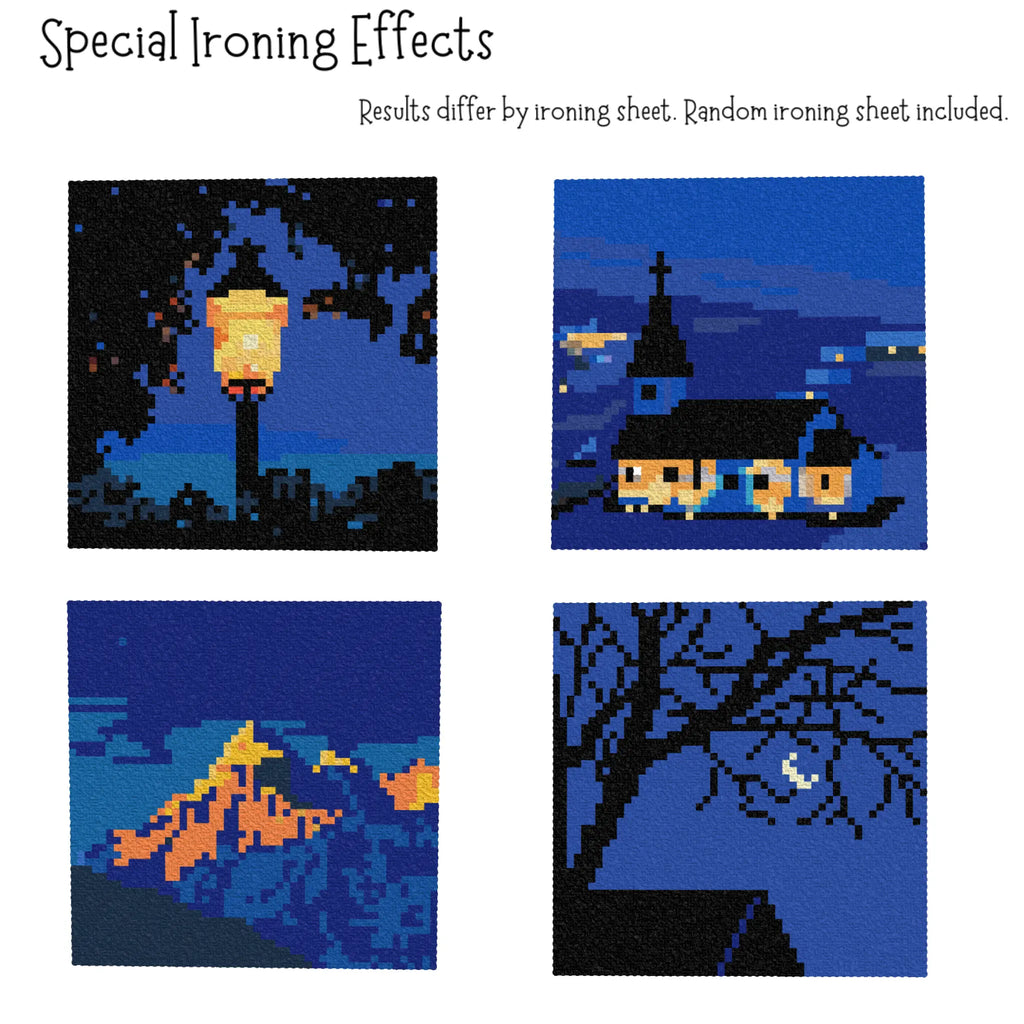 Blue Ironing Effect Display