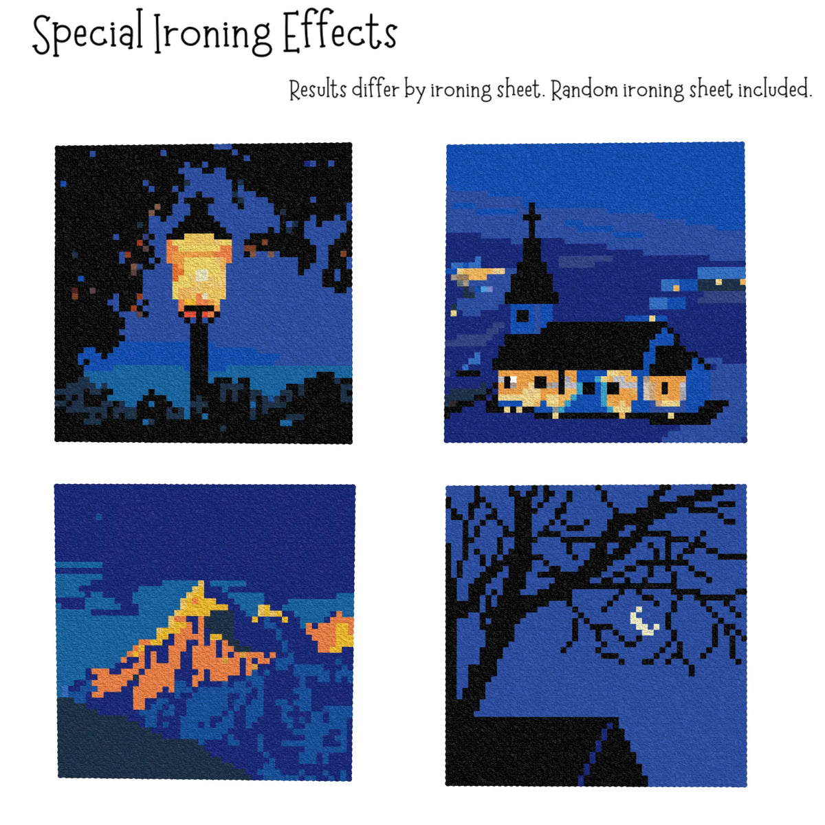 Blue Ironing Effect Display