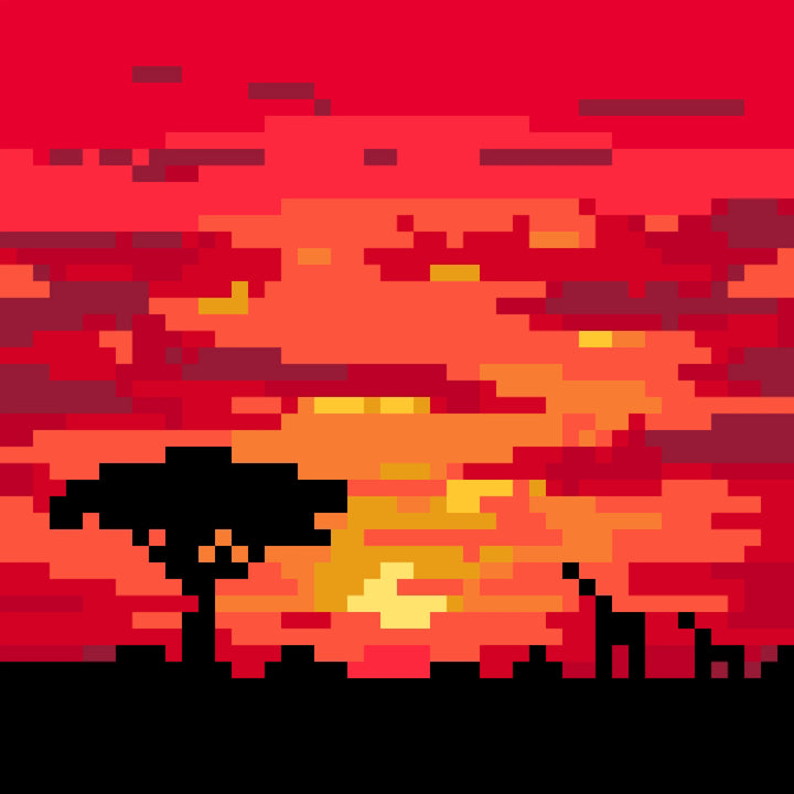 African Sunset Wilderness