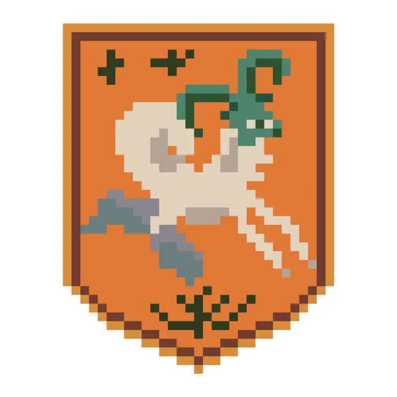 Capricorn Zodiac Pixel Art