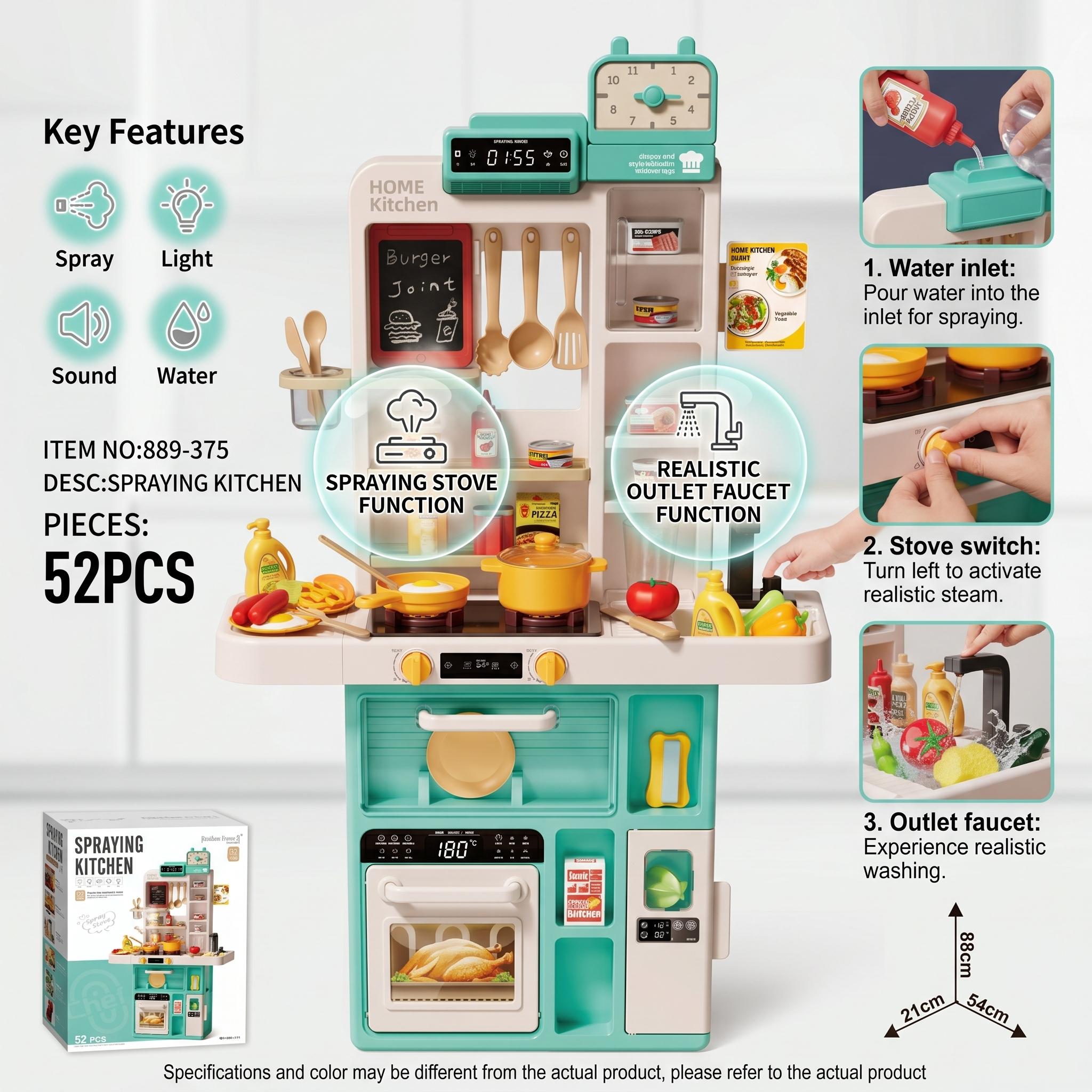 Kids Kitchen Playset Toy