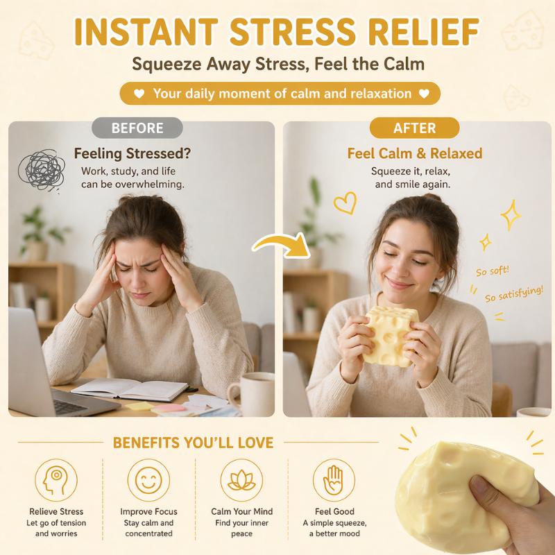 CHEESE SQUISHY TOY